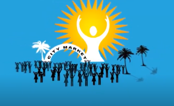 Illustration of city markets